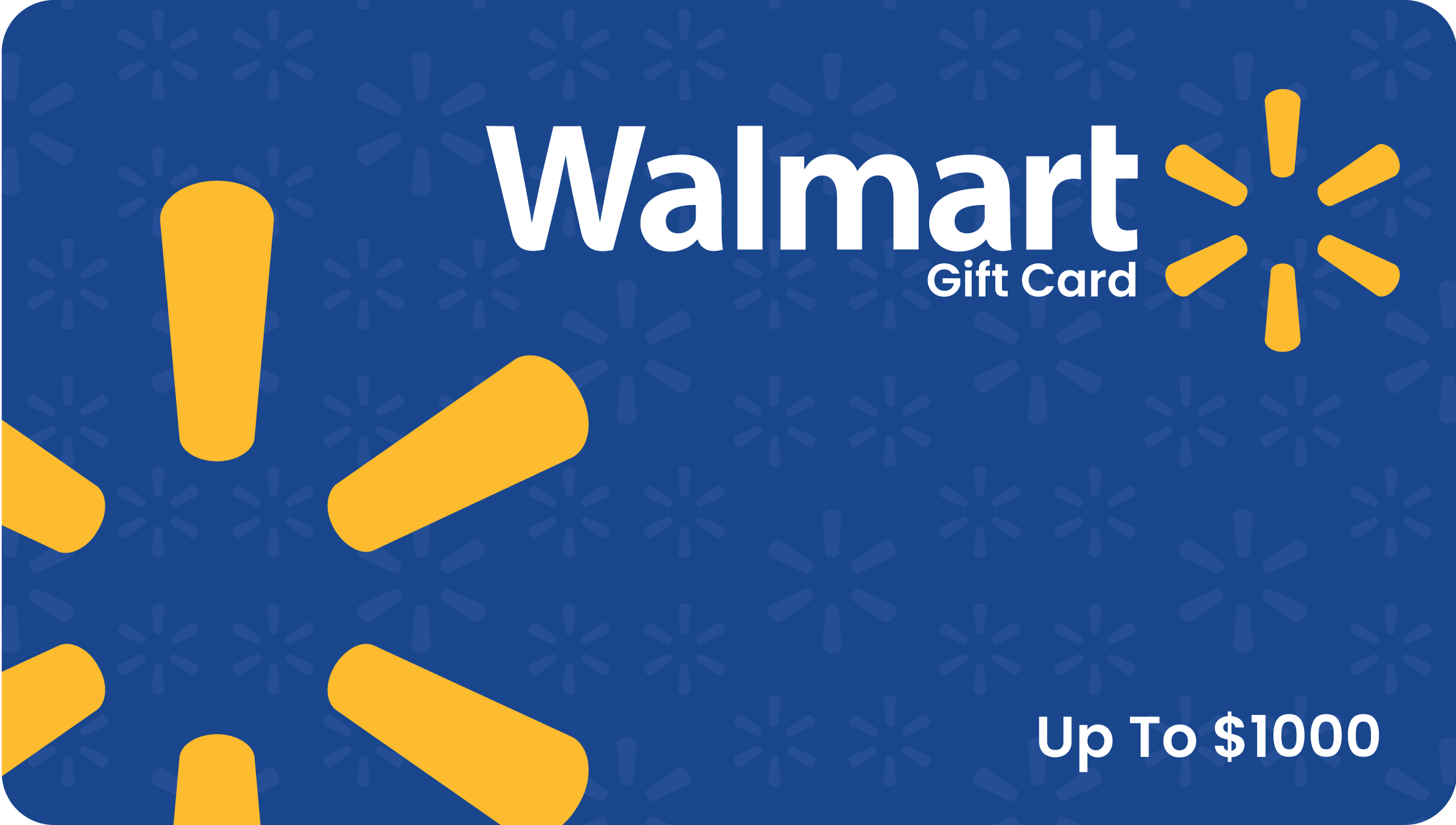 $1,000 Walmart gift card